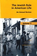 Cover: The Jewish Role in American Life - Purdue University Press