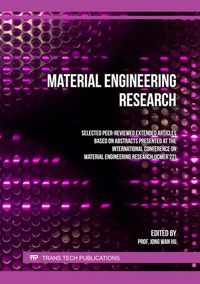 Abbildung von: Material Engineering Research - Trans Tech Publications Ltd