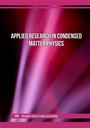 Cover: Applied Research in Condensed Matter Physics - Trans Tech Publications Ltd