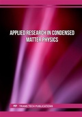 Cover: Applied Research in Condensed Matter Physics - Trans Tech Publications Ltd