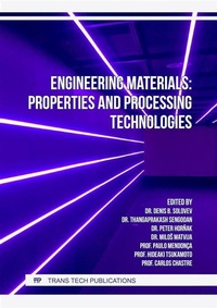 Abbildung von: Engineering Materials: Properties and Processing Technologies - Trans Tech Publications Ltd