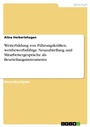 Bild: Weiterbildung von F&uuml;hrungskr&auml;ften, wettbewerbsf&auml;hige Neuaufstellung und Mitarbeitergespr&auml;che als Beurteilungsinstrumente - GRIN Verlag