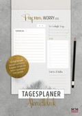 Cover: Pray more. Worry less - Tagesplaner Abrei&szlig;block - SCM