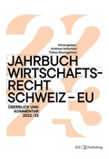 Cover: Jahrbuch Wirtschaftsrecht Schweiz - EU - buch & netz