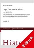 Cover: Leges Draconis et Solonis (LegDrSol) - Franz Steiner Verlag