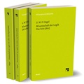 Cover: Hegel: Wissenschaft der Logik. Band 1+2 - Meiner