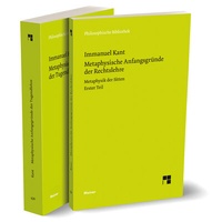 Abbildung von: Kant: Metaphysik der Sitten. Teil 1+2 - Meiner