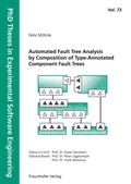 Cover: Automated Fault Tree Analysis by Composition of Type-Annotated Component Fault Trees - Fraunhofer Verlag