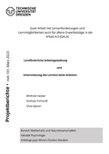 Cover: Lernf&ouml;rderliche Arbeitsgestaltung und Unterst&uuml;tzung des Lernens beim Arbeiten - Technische Uni Dresden