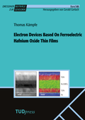 Cover: Electron Devices Based On Ferroelectric Hafnium Oxide Thin Films - TUDpress