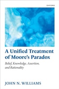 Cover: A Unified Treatment of Moore's Paradox - OUP eBook