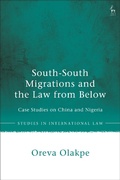 Cover: South-South Migrations and the Law from Below - Hart Publishing