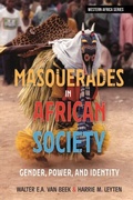 Cover: Masquerades in African Society - De Gruyter