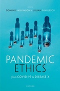 Cover: Pandemic Ethics - OUP eBook