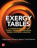 Cover: Exergy Tables: A Comprehensive Set of Exergy Values to Streamline Energy Efficiency Analysis - McGraw-Hill Education