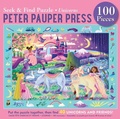 Cover: Unicorns Seek & Find 100-Piece Jigsaw Puzzle - Peter Pauper Press