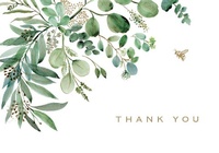 Enlarge image Cover: Eucalyptus Thank You Note Cards (14 Cards, 15 Self-Sealing Envelopes) - Peter Pauper Press
