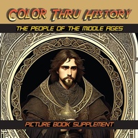 Enlarge image Cover: The People of the Middle Ages - Learn & Color Books