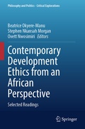 Cover: Contemporary Development Ethics from an African Perspective - Springer