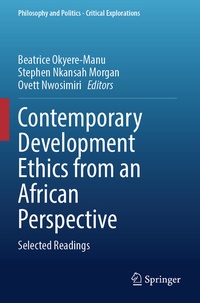 Enlarge image Cover: Contemporary Development Ethics from an African Perspective - Springer