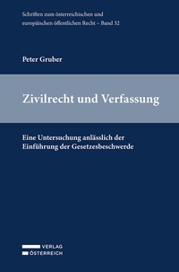 Abbildung von: Zivilrecht und Verfassung - Verlag Österreich