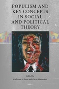 Cover: Populism and Key Concepts in Social and Political Theory - Brill