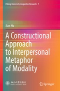 Cover: A Constructional Approach to Interpersonal Metaphor of Modality - Springer