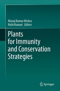 Cover: Plants for Immunity and Conservation Strategies - Springer