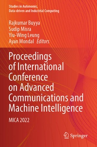 Enlarge image Cover: Proceedings of International Conference on Advanced Communications and Machine Intelligence - Springer