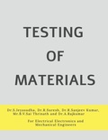 Cover: Testing of Materials - Notion Press