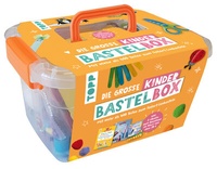 Abbildung von: Die große Kinderbastelbox. Inkl. 3 Bastelbücher zum Downloaden. Mit Material und Anleitungen für lustige Bastelprojekte - Frech