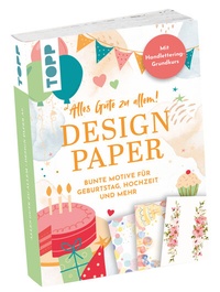 Abbildung von: Design Paper A6 Alles Gute zu allem. Mit Handlettering-Grundkurs - Frech