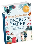 Cover: Design Paper A6 Frohe Weihnachten. Mit Handlettering-Grundkurs - frechverlag GmbH