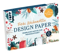 Abbildung von: Design Paper A5 Frohe Weihnachten. Mit Handlettering-Grundkurs - Frech