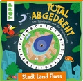 Cover: Total abgedreht! Spielblock mit Drehscheibe - Stadt, Land, Fluss - frechverlag GmbH