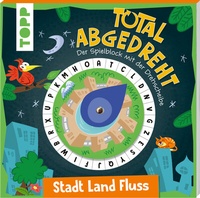 Abbildung von: Total abgedreht! Spielblock mit Drehscheibe - Stadt, Land, Fluss - Frech