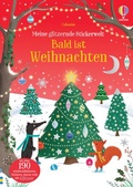 Cover: Meine glitzernde Stickerwelt: Bald ist Weihnachten - Usborne