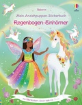 Cover: Mein Anziehpuppen-Stickerbuch: Regenbogen-Einh&ouml;rner - Usborne