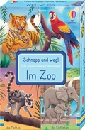 Cover: Schnapp und weg! Das superschnelle Kartenspiel: Im Zoo - Usborne