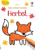 Cover: Kleine Kreativ-Werkstatt - Ganz einfach ausmalen: Herbst - Usborne