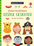 Cover: Usborne Minis - Sticker-Kreativbuch: Lustige Gesichter - Usborne