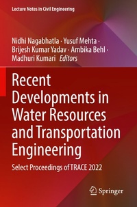 Enlarge image Cover: Recent Developments in Water Resources and Transportation Engineering - Springer