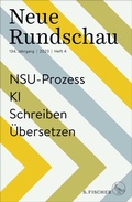 Cover: Neue Rundschau 2023/4 - S. Fischer