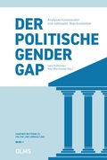 Cover: Der politische Gender Gap - Georg Olms Verlag