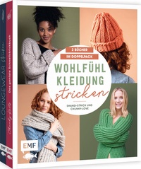 Abbildung von: Wohlfühlkleidung stricken - Skandi-Strick und Chunky-Love: 2 Bücher im Doppelpack - Edition Michael Fischer / EMF Verlag