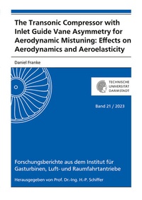 Enlarge image Cover: The Transonic Compressor with Inlet Guide Vane Asymmetry for Aerodynamic Mistuning: Effects on Aerodynamics and Aeroelasticity - Shaker