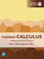 Cover: Thomas' Calculus, SI Units - Pearson Education Limited
