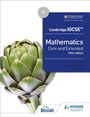 Cover: Cambridge IGCSE Core and Extended Mathematics Fifth edition - Hodder Education
