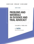 Abbildung von: Problems and Materials in Evidence and Trial Advocacy - Aspen Publishing