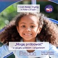 Cover: I Can keep Trying in Polish & English - Becca's Children's Books
